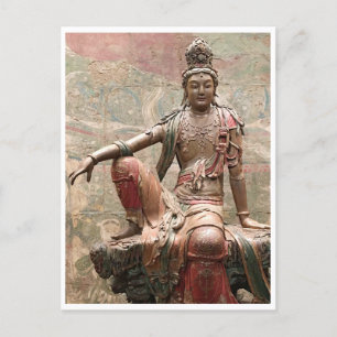 Guanyin Bodhisattva Ancient Chinese Buddhism Vykort