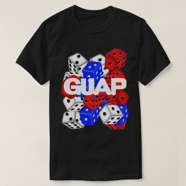 Guap Dice-spel T Shirt (Design framsida)