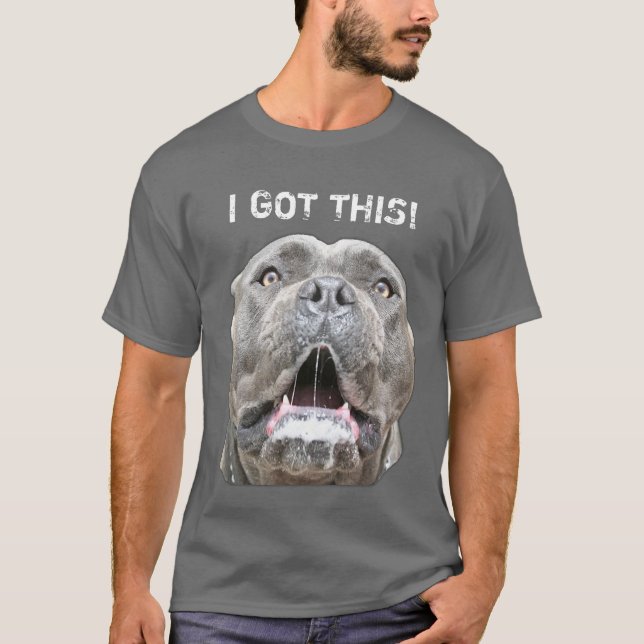 Guard Hund - Käpp Corso Mastiff Hund T Shirt (Framsida)