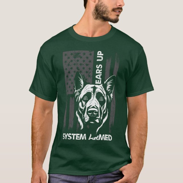 Guard Hund Master Hund aveln presentpojke T Shirt (Framsida)