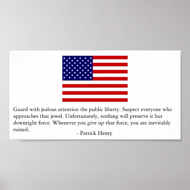 Guard Public Liberty - Patrick Henry Poster (Framsidan)