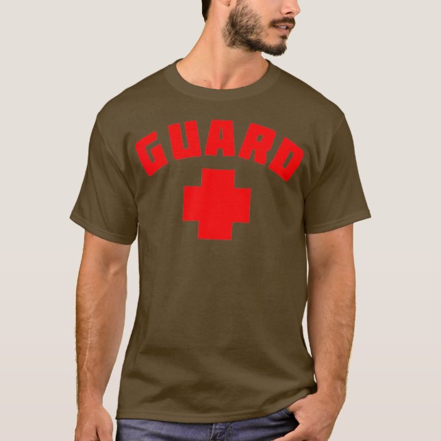 Guard Shirt Worker Uniform Costume T Shirt (Framsida)