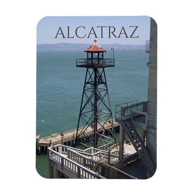 Guard Torn, Alcatraz Island-fängelset, Kalifornien Magnet (Vertikal)