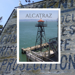 Guard Torn, Alcatraz Island-fängelset, Kalifornien Vykort