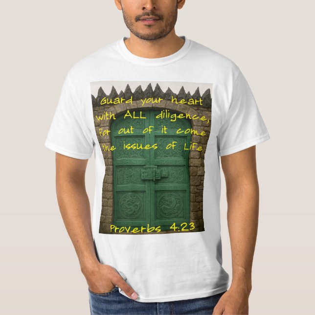 Guard Your Heart (JADED Gate) t-shirt (Framsida)