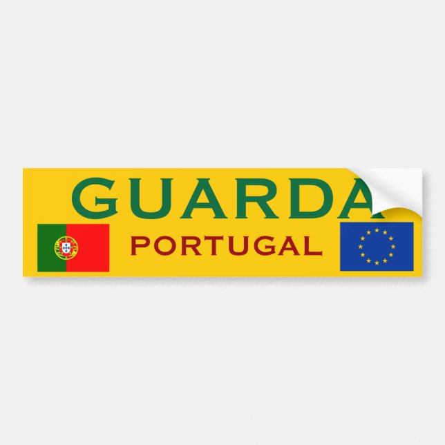 Guarda (Portugal) bildekal (Framsidan)