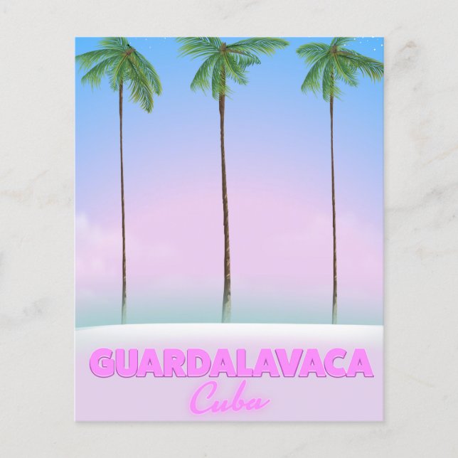 Guardalavaca Cuban vintage resor poster (Framsida)