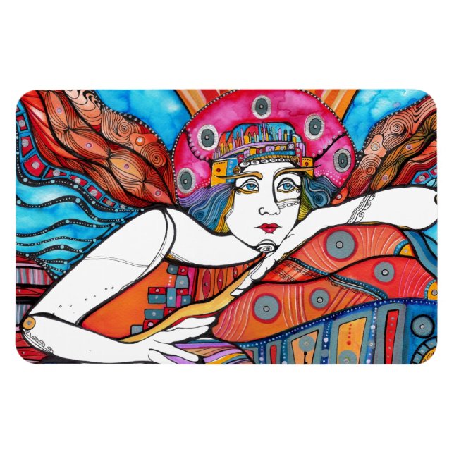 Guardian Angel-Achaiah Magnet (Horisontell)