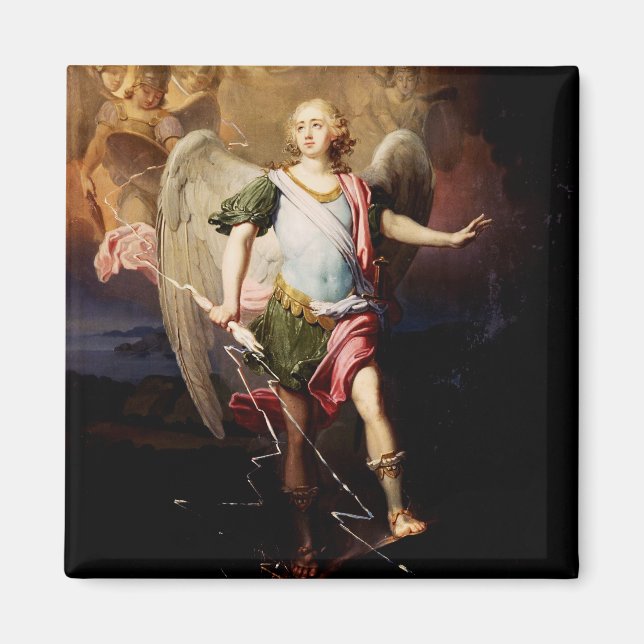 Guardian angel av Vladimir Borovikovsky Magnet (Framsidan)