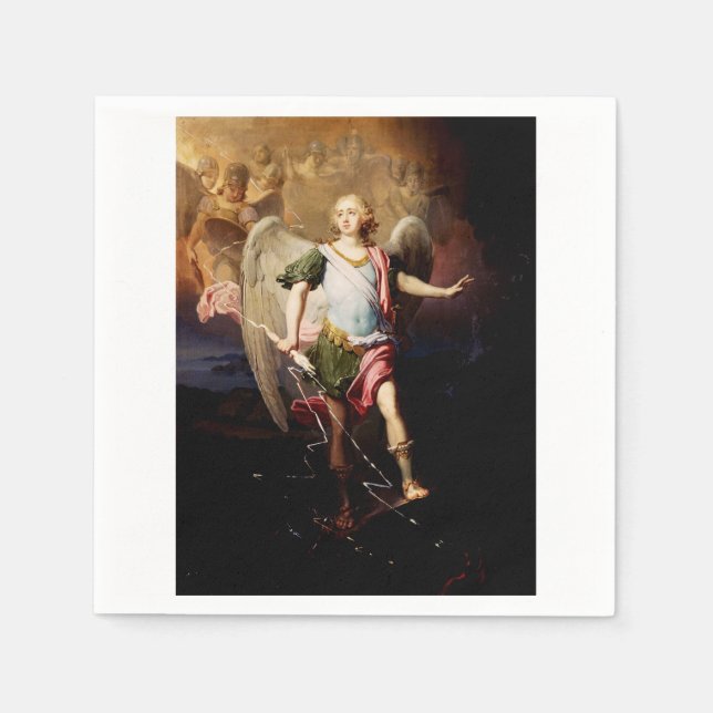 Guardian angel av Vladimir Borovikovsky Pappersservett (Framsidan)