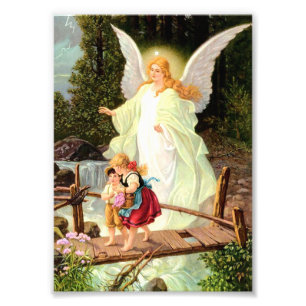 Guardian Angel Barnbro Lindberg Fototryck