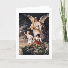 GUARDIAN ANGEL Bernhard Plockhorst 1886 Kort