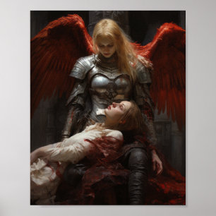 Guardian Angel bevakar gotiic Warrior - Post Poster