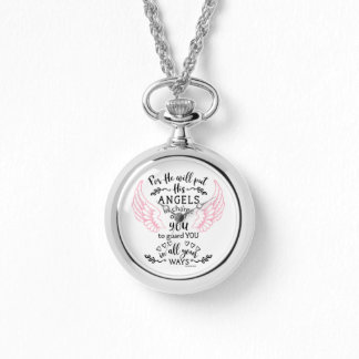 Guardian Angel Bible Verse Religiösa Armbandsur