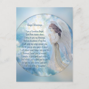 Guardian Angel Blessings Vykort
