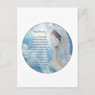 Guardian Angel Blessings Vykort