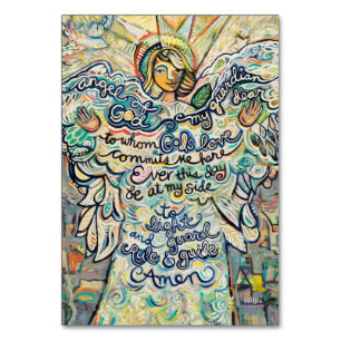 Guardian Angel-bönekort Bordsnummer