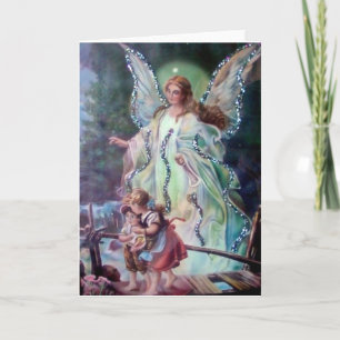 GUARDIAN ANGEL c. 1900 Kort
