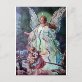 GUARDIAN ANGEL c. 1900 Vykort