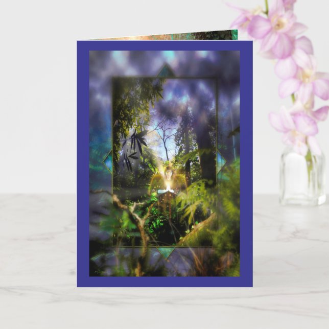 GUARDIAN ANGEL CARD KORT (Orkide)