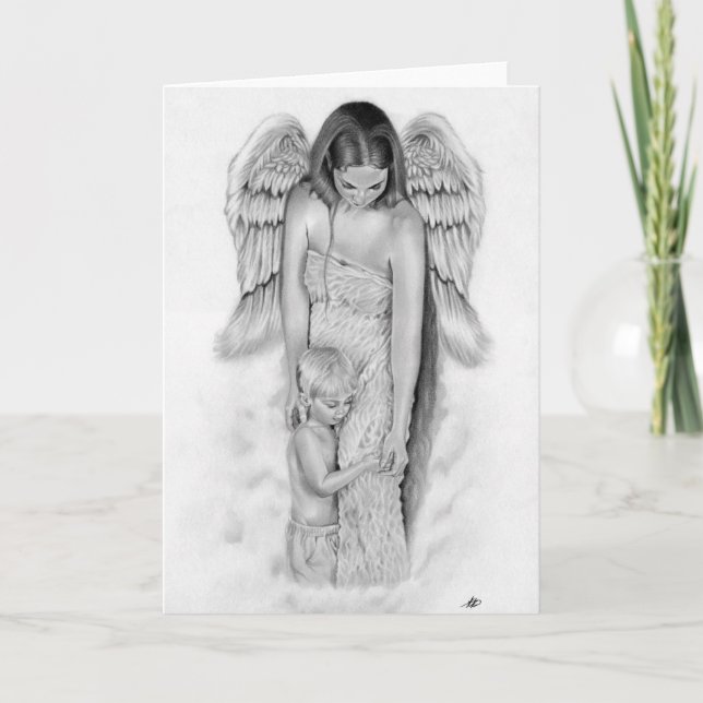 Guardian Angel Card Kort (Framsida)