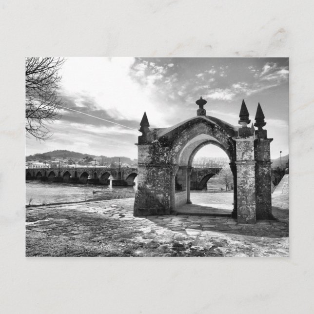 Guardian Angel Chapel in ponte de Lima Vykort (Framsida)
