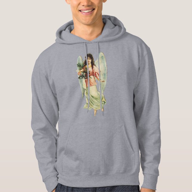 Guardian Angel Divine Watchfulness & Grace Art Hoodie (Framsida)