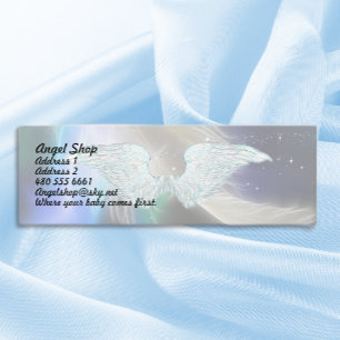 Guardian Angel Feather Mini Affärskort Visitkort