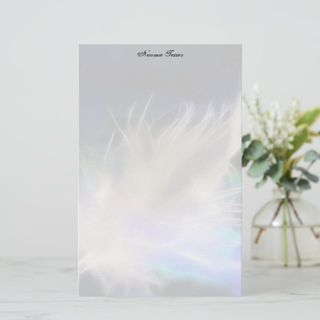 Guardian Angel Feather! Stationery Brevpapper (Stående Fram)