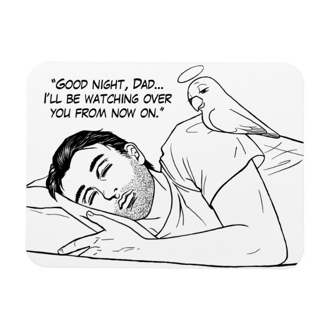Guardian angel för Pappa Magnet (Horisontell)
