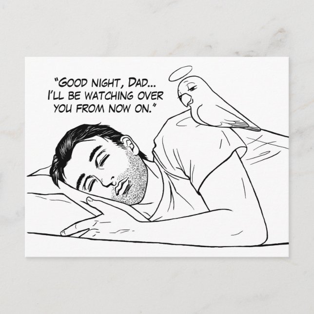 Guardian angel för Pappa Vykort (Framsida)