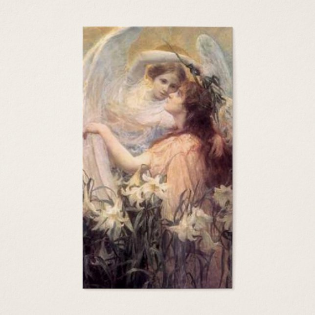 Guardian Angel Gift Märkre Visitkort (Framsidan)