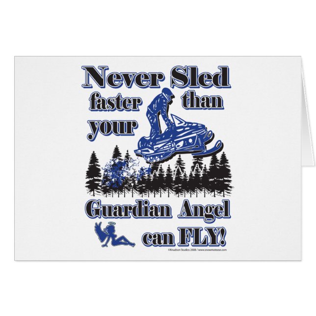 Guardian-Angel Hälsningskort (Framsidan Horizontal)