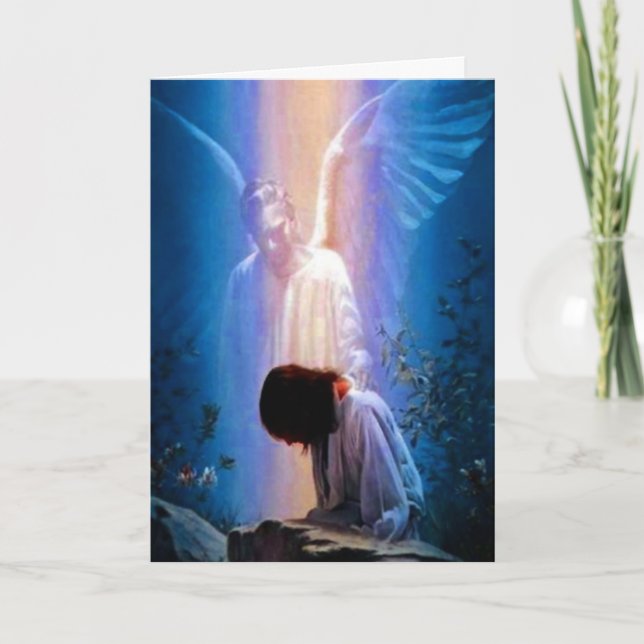 Guardian Angel-hälsningskort Kort (Framsida)