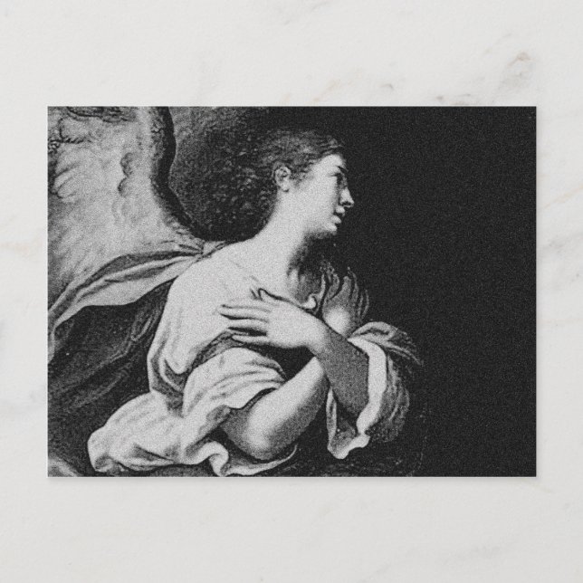 Guardian Angel i Black and White Vykort (Framsida)