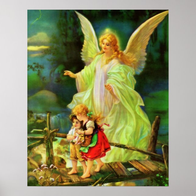Guardian Angel Image Print Poster (Framsidan)