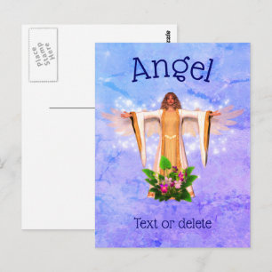 Guardian Angel Inspirational Personlig Postcard Vykort