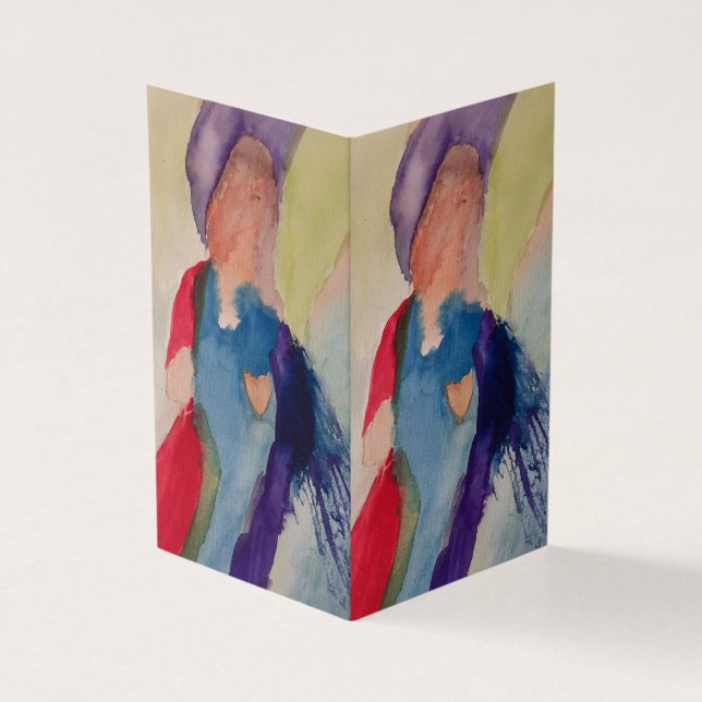 Guardian Angel-julkort Kort (Utsida)