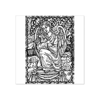 GUARDIAN ANGEL & LAMB, CEMETERY GUBBER FRIMÄRKE STÄMPEL