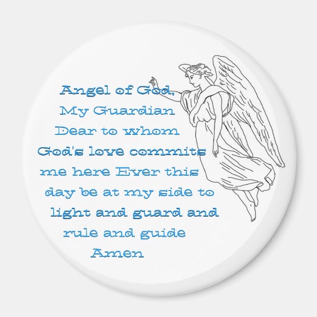 Guardian Angel magnet (Framsidan)