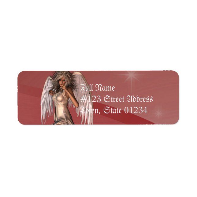 Guardian Angel Mailing Labels Labels Returadress Etikett (Framsidan)