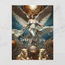 Guardian Angel-målning Vykort