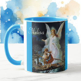 Guardian Angel med Namn Gift Coffee Tea Kopp Mugg