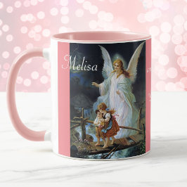 Guardian Angel med Namn Gift Coffee Tea Kopp Mugg