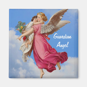 Guardian Angel och Child Inspirational Magnet