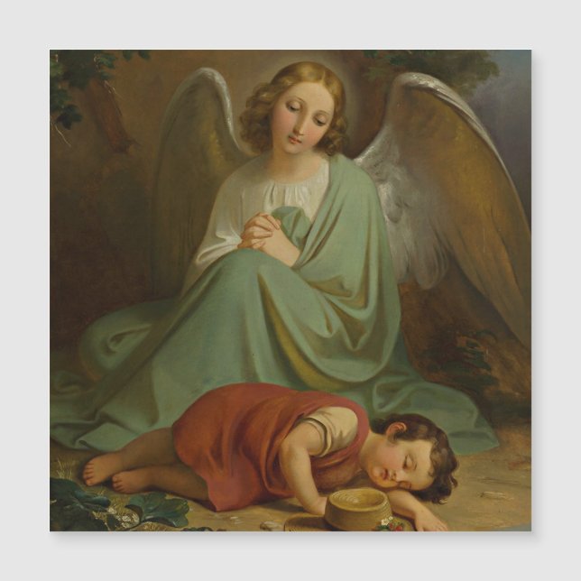 Guardian Angel och Child Kitchen Magnet (Framsida)