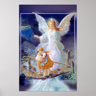 Guardian Angel och Children Poster