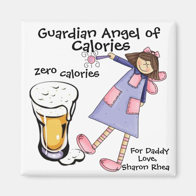 Guardian Angel of Calories av SRF Magnet (Framsidan)