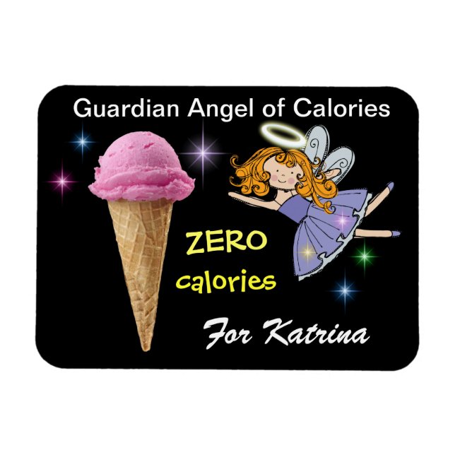 Guardian Angel of Calories - SRF Magnet (Horisontell)