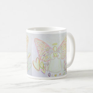 Guardian Angel of Hearts Art Anpassningsbar Coffee Kaffemugg